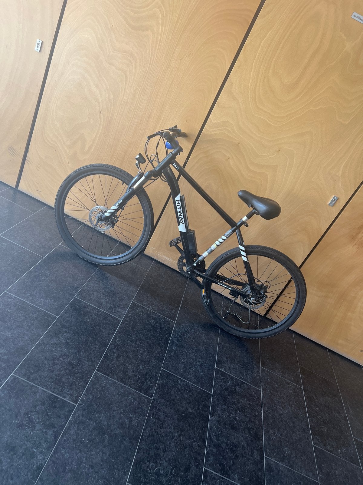 Elektrische fiets zonder accu, ketting los, met scherm, Ophalen of Verzenden, Gebruikt, Overige merken