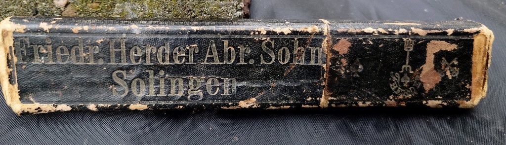 Dutse scheermes uit 1881 Friedrich Herder & Sohn Solingen, Ophalen of Verzenden