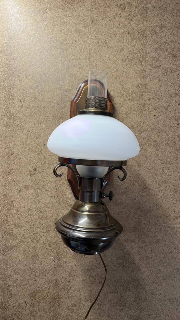 Elektrische Wandlamp, Huis en Inrichting, Ophalen of Verzenden, Glas