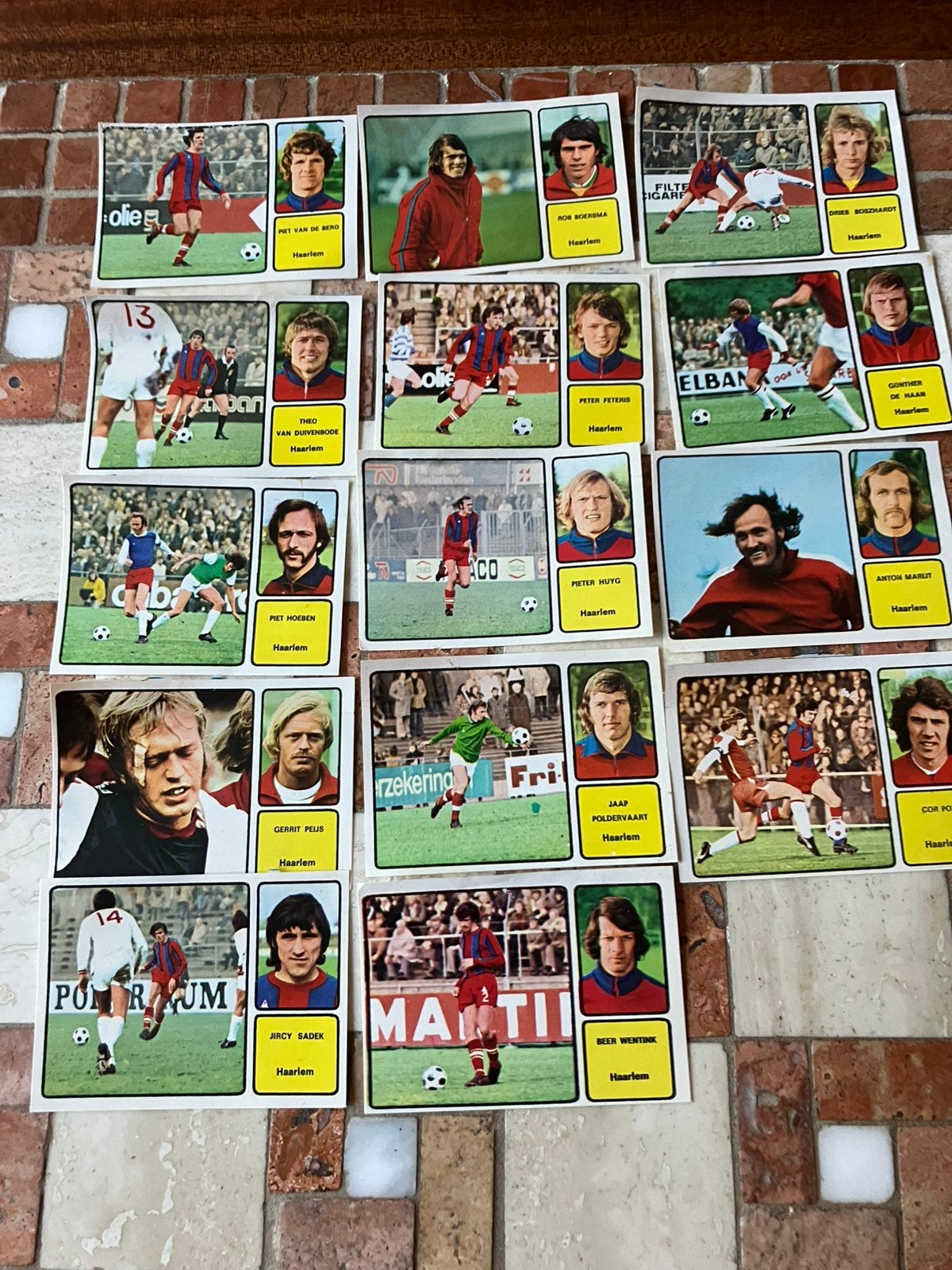 Haarlem panini Vanderhout 1974-1975, Ophalen of Verzenden, Gebruikt, Ajax, Poster, Plaatje of Sticker