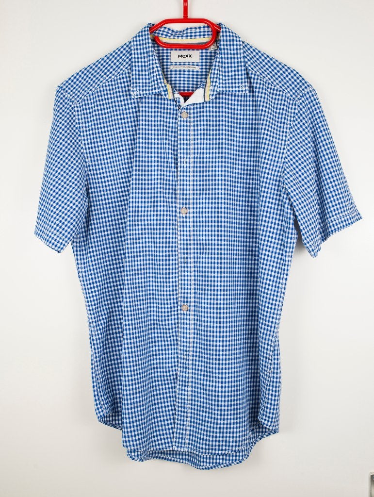 hemd mexx blauw, Mexx, Blauw, Zo goed als nieuw, Halswijdte 39/40 (M)