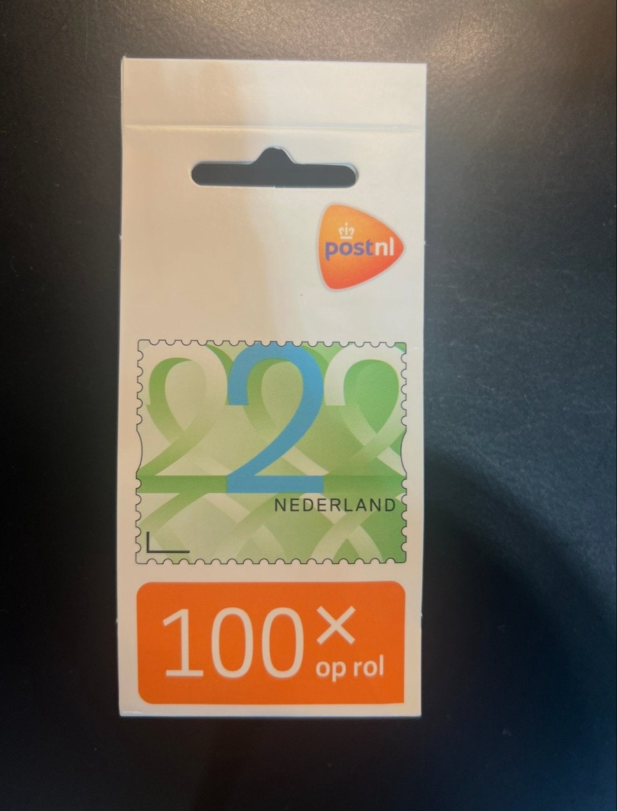 Nieuwe PostNL postzegels waarde 2 - 100 stuks op rol, Ophalen of Verzenden, Na 1940, Postfris