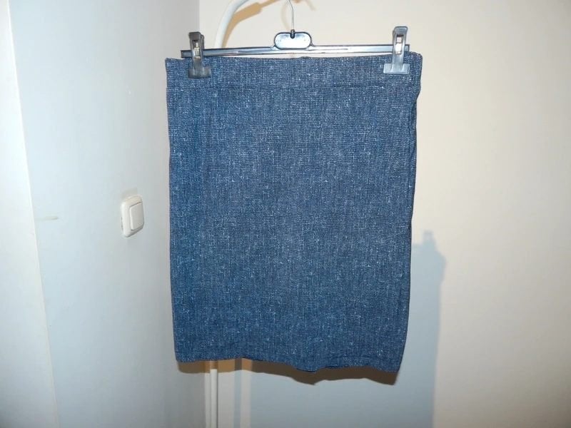 Studio Anneloes travel stof rok recht model met splitje M, Kleding | Dames, Rokken, Maat 38/40 (M), Studio Anneloes, Zo goed als nieuw