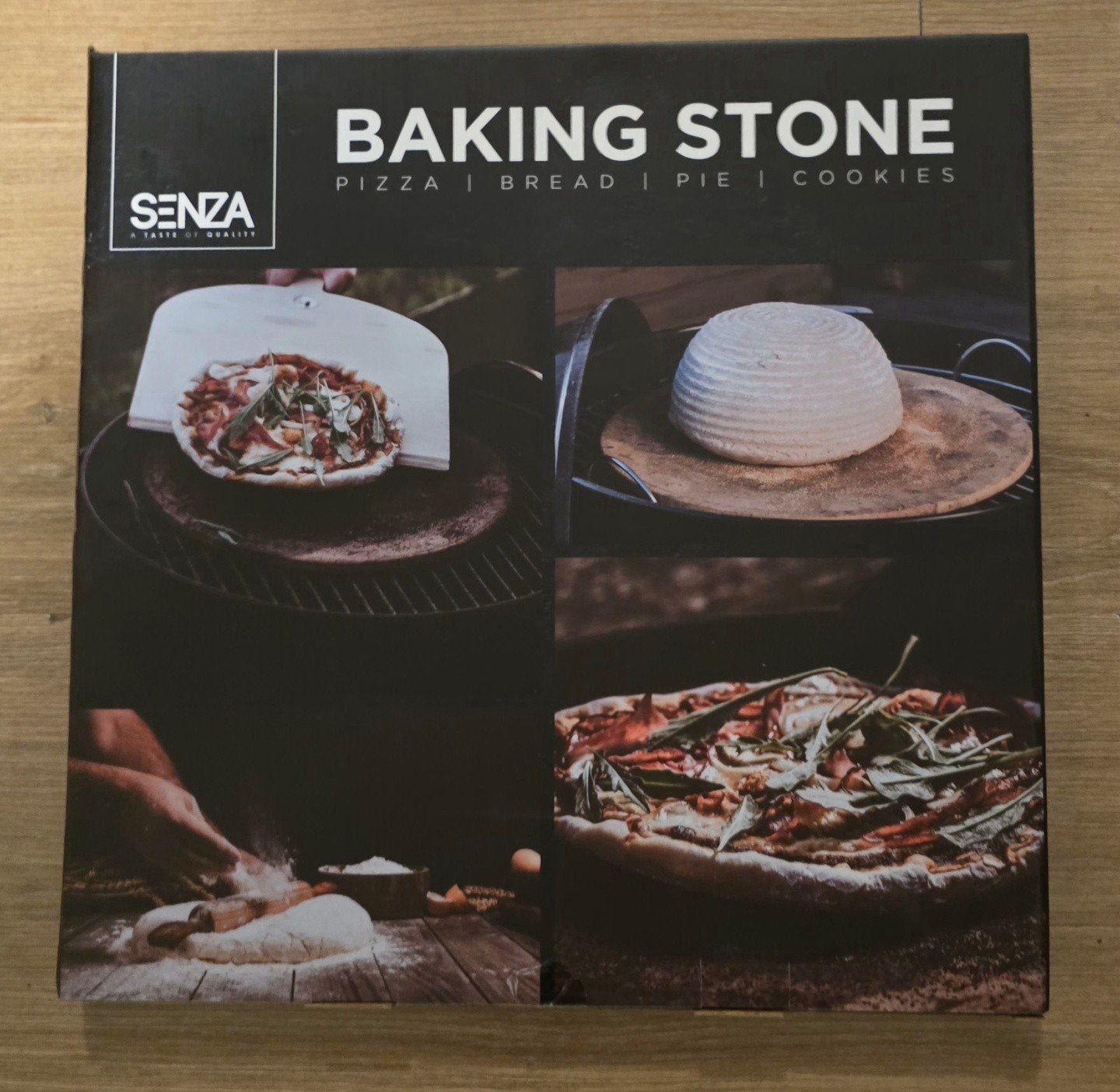 Senza Baking Stone - Pizza, Brood, Taart, Koekjes - Nieuw, Overige typen, Nieuw, Ophalen of Verzenden, Steen/keramiek