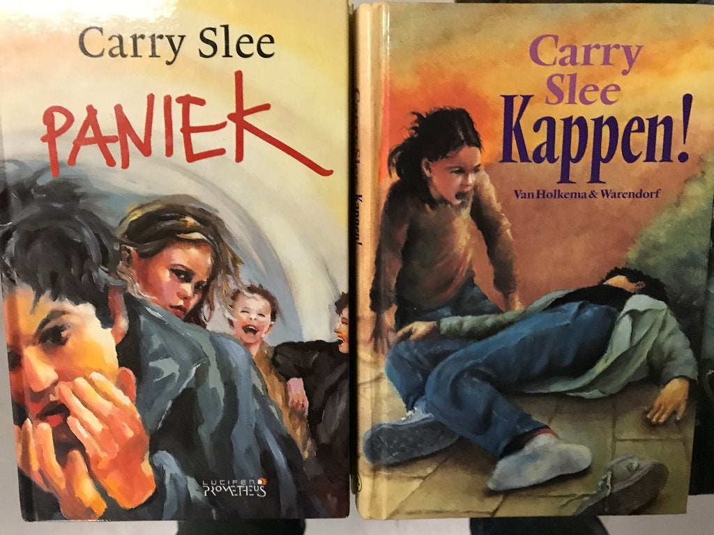T.K. 25 Boeken en 4 DVD' s van Carry Slee zie actuele lijst, Ophalen of Verzenden, Gelezen, Carry Slee, Fictie