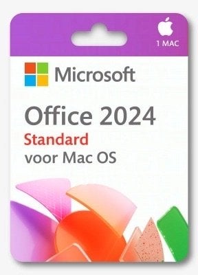 Microsoft Office 2024 Standaard voor Mac OS - 1 Mac, Ophalen of Verzenden, Nieuw, MacOS