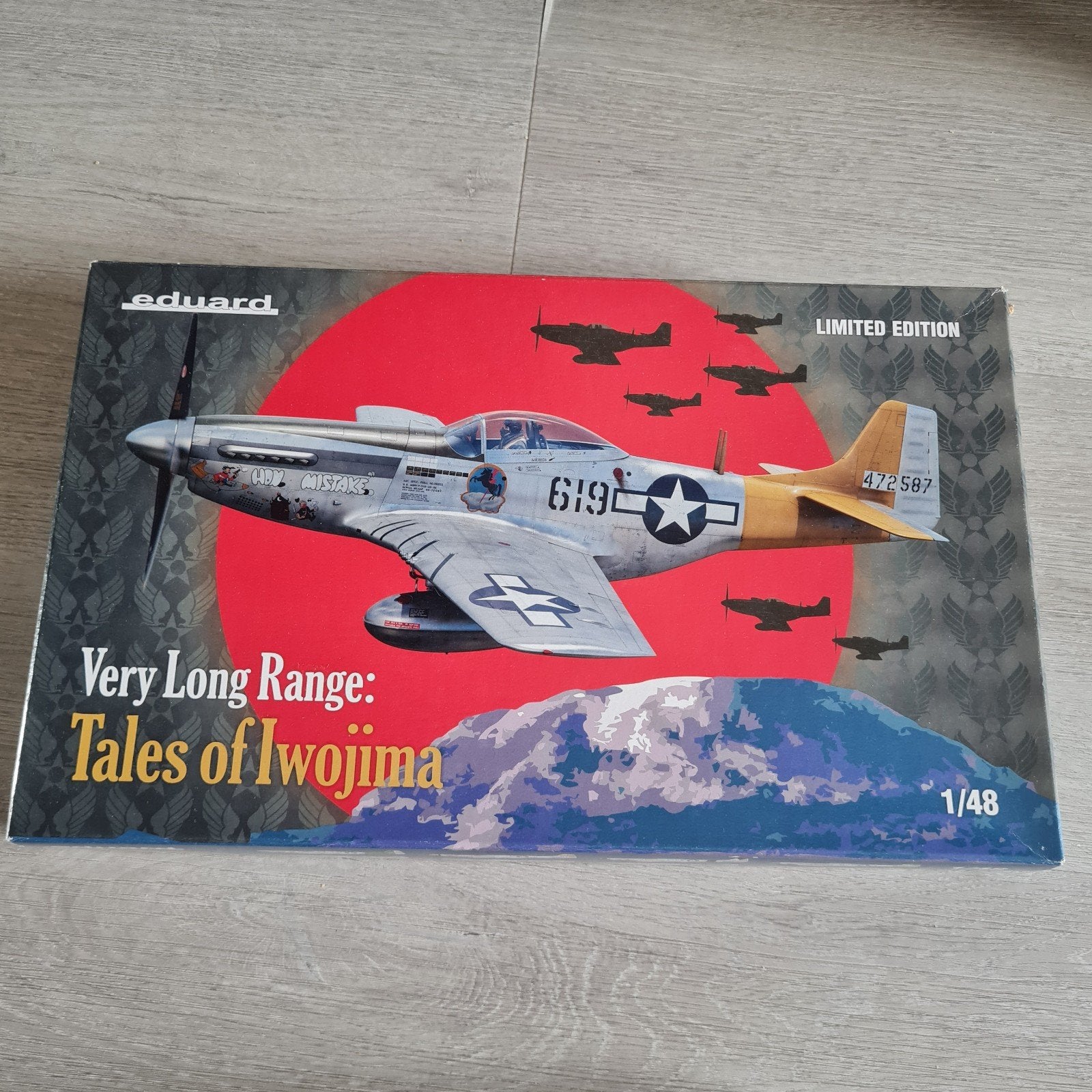 Eduard 1:48 P-51D Very Long Range: Tales of Iwojima LE, Overige merken, Nieuw, Ophalen of Verzenden, Groter dan 1:72