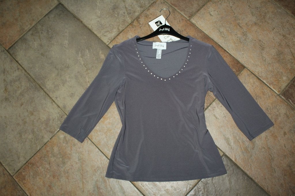 Joseph Ribkoff chique grijs stretch tuniek mt 36/38, Maat 38/40 (M), Verzenden, ., Joseph Ribkoff