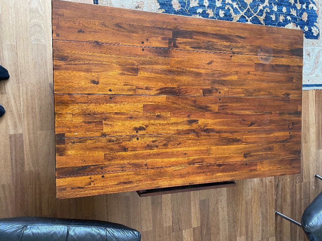 Salontafel, Ophalen, Gebruikt, 100 tot 150 cm, 50 tot 100 cm