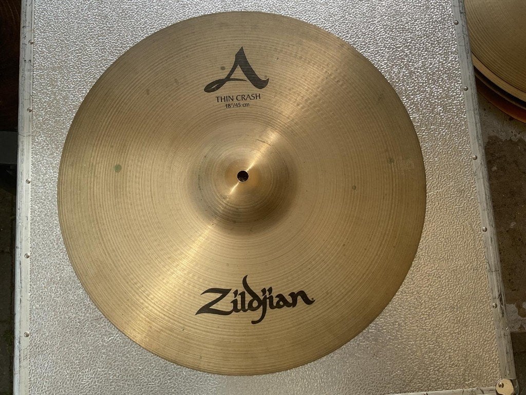zildjian 18" Thin crash  A serie, Ophalen of Verzenden, Zo goed als nieuw, Overige merken