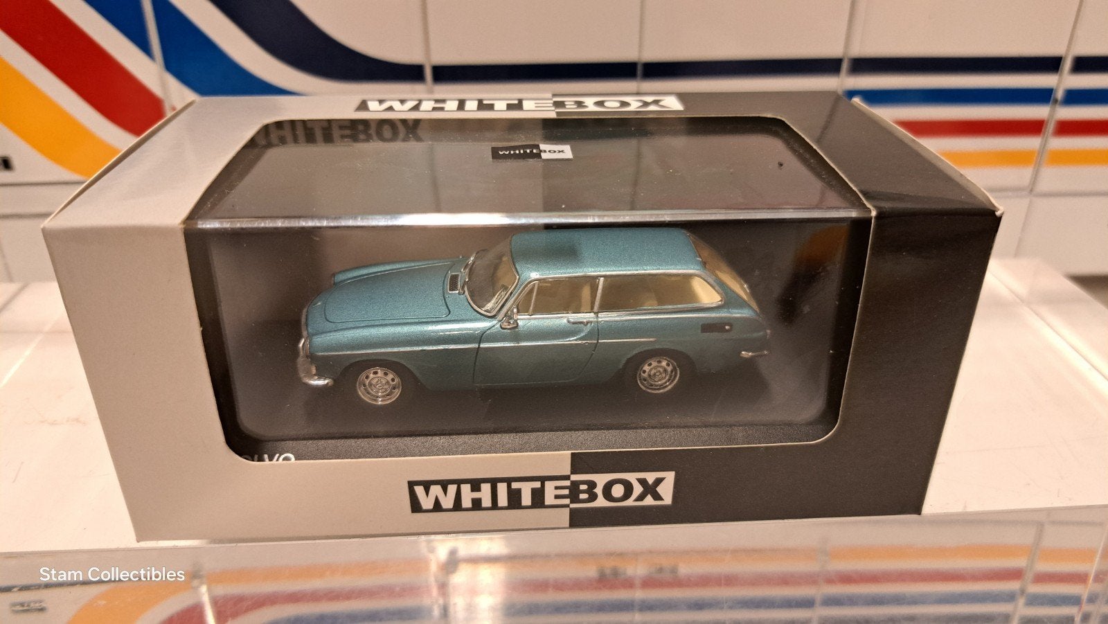 Whitebox Volvo P1800 ES Blue Metallic, Overige merken, Auto, Nieuw, Ophalen of Verzenden