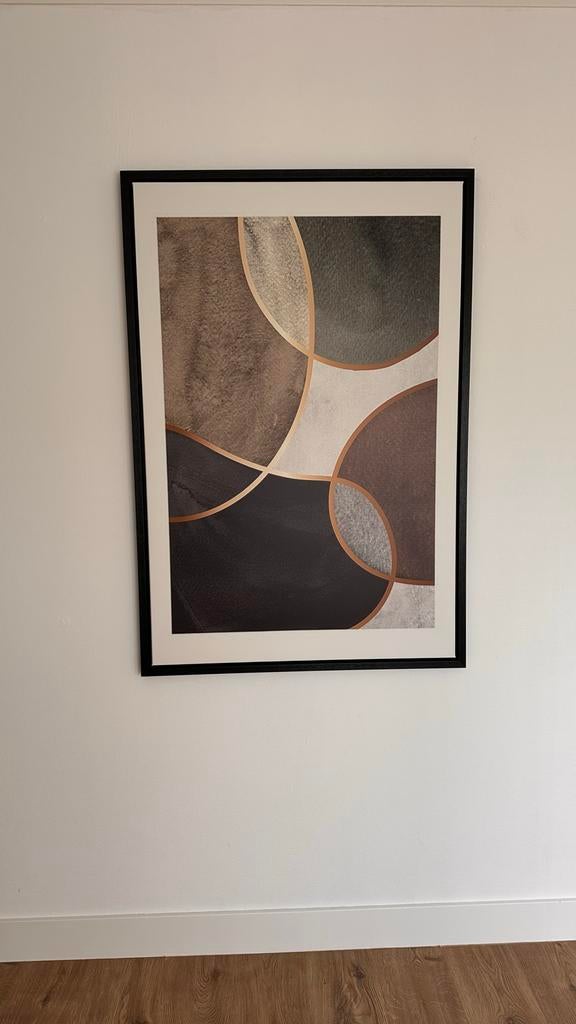 Modern Abstract Canvas Schilderij met baklijst, Ophalen