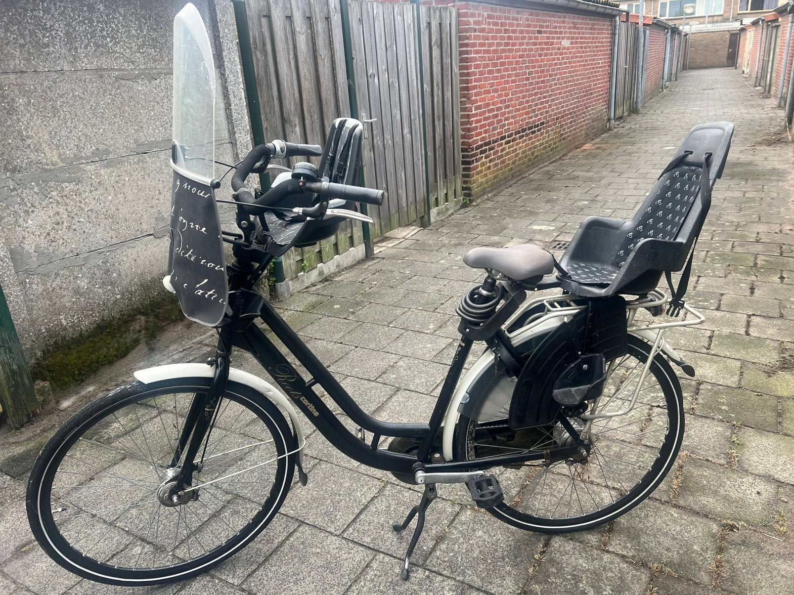 Cortina roots moederfiets incl. twee zitjes/reparatievereist, Fietsen en Brommers, Fietsen | Dames | Moederfietsen, Overige merken