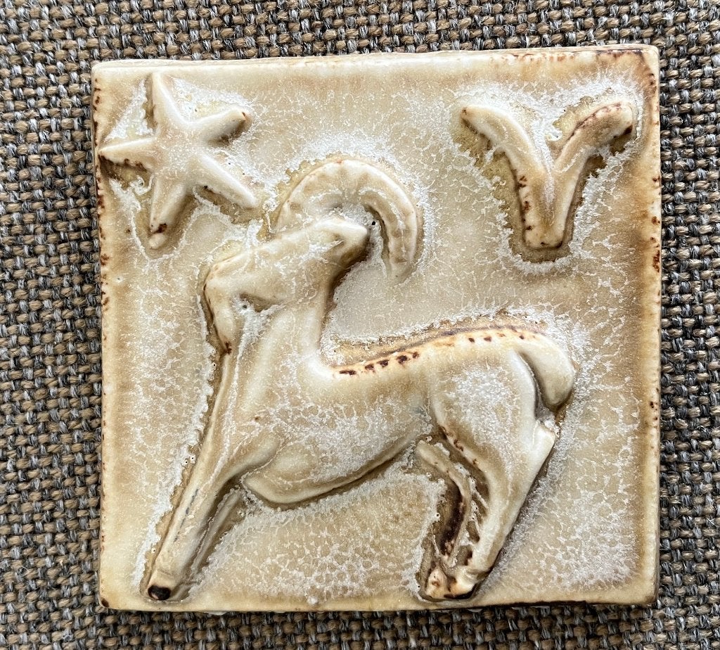 Siertegel Ram, Antiek en Kunst, Ophalen of Verzenden
