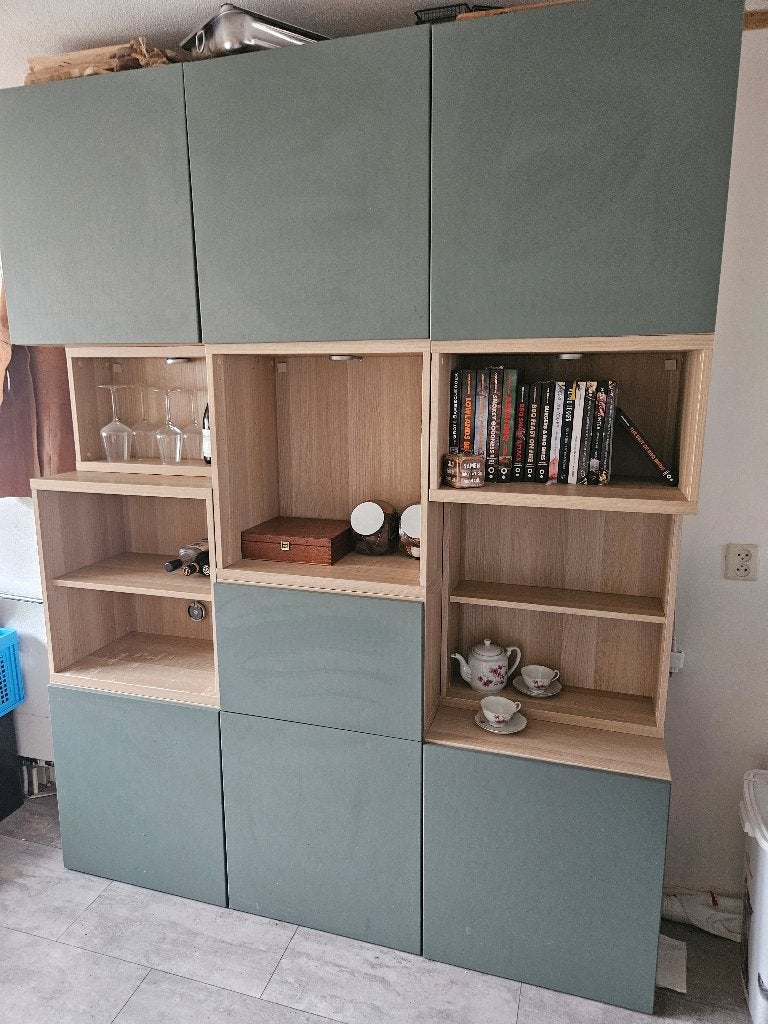 Prachtige Ikea Besta design kast / wandmeubel., Ophalen, Gebruikt