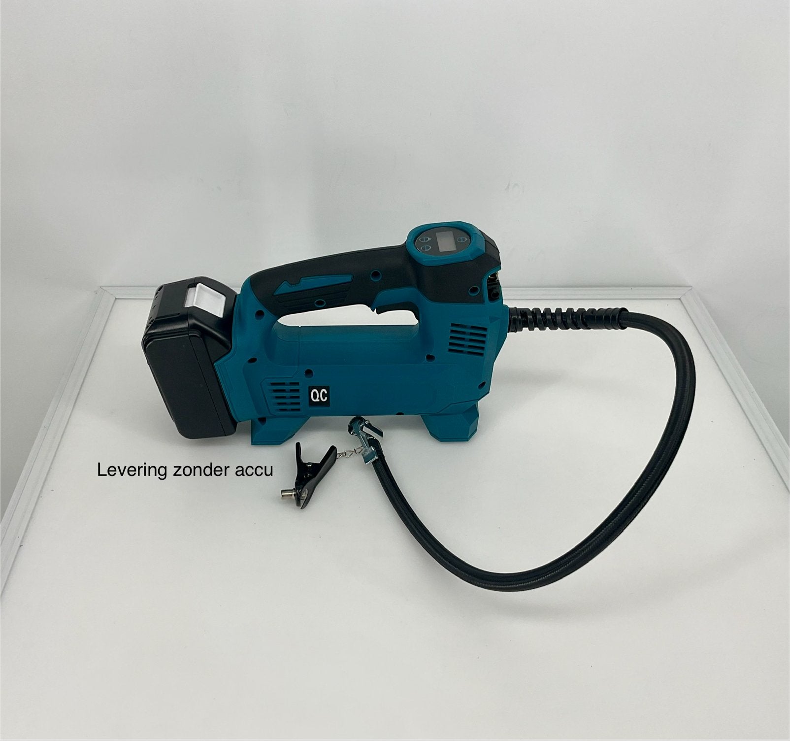 Nieuw compressor werkend op 18V accu’s., Minder dan 25 liter, Ophalen of Verzenden, Nieuw, Minder dan 200 liter/min