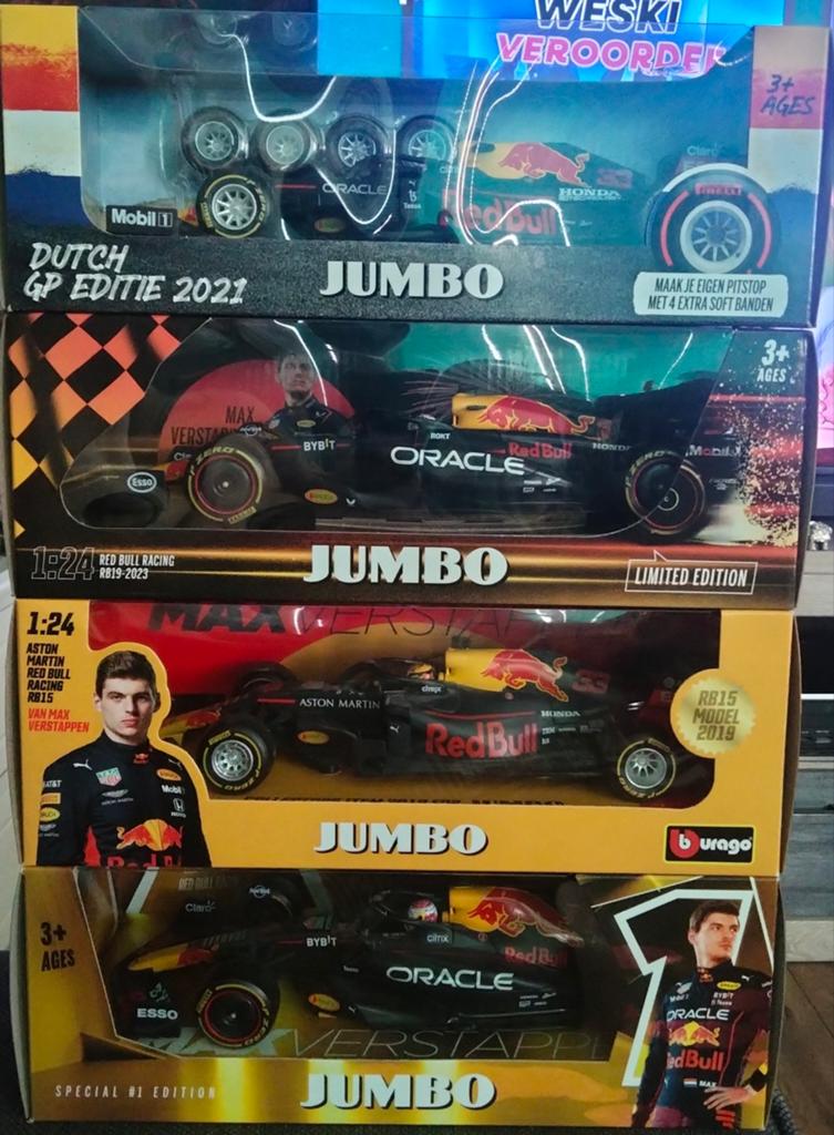 Max Verstappen Red Bull Racing schaalmodellen 1:24, Ophalen of Verzenden, Nieuw, Formule 1