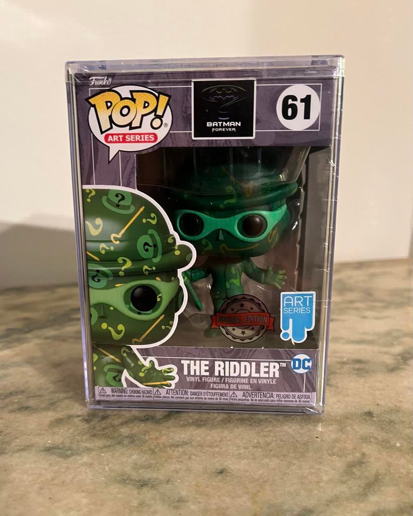 Funko Pop Riddler #61 Art Series Special Edition DC Batman, Verzamelen, Poppetjes en Figuurtjes, Zo goed als nieuw, Ophalen