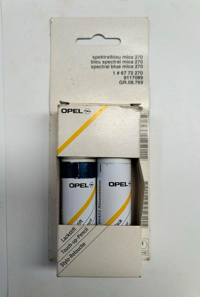 Opel Lakstiften Spectral Blauw Mica 270 - Touch-up Pencil, Ophalen of Verzenden, Nieuw, Opel