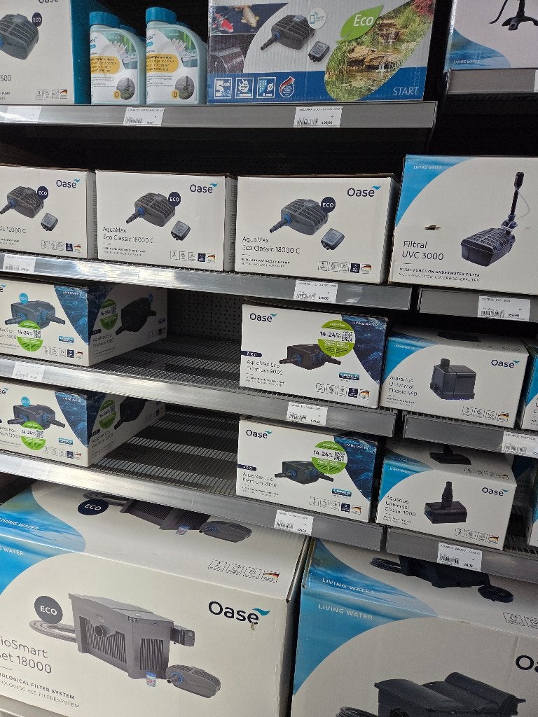 oase vijver assortiment 50% korting, Ophalen, Pomp, Oase, Nieuw