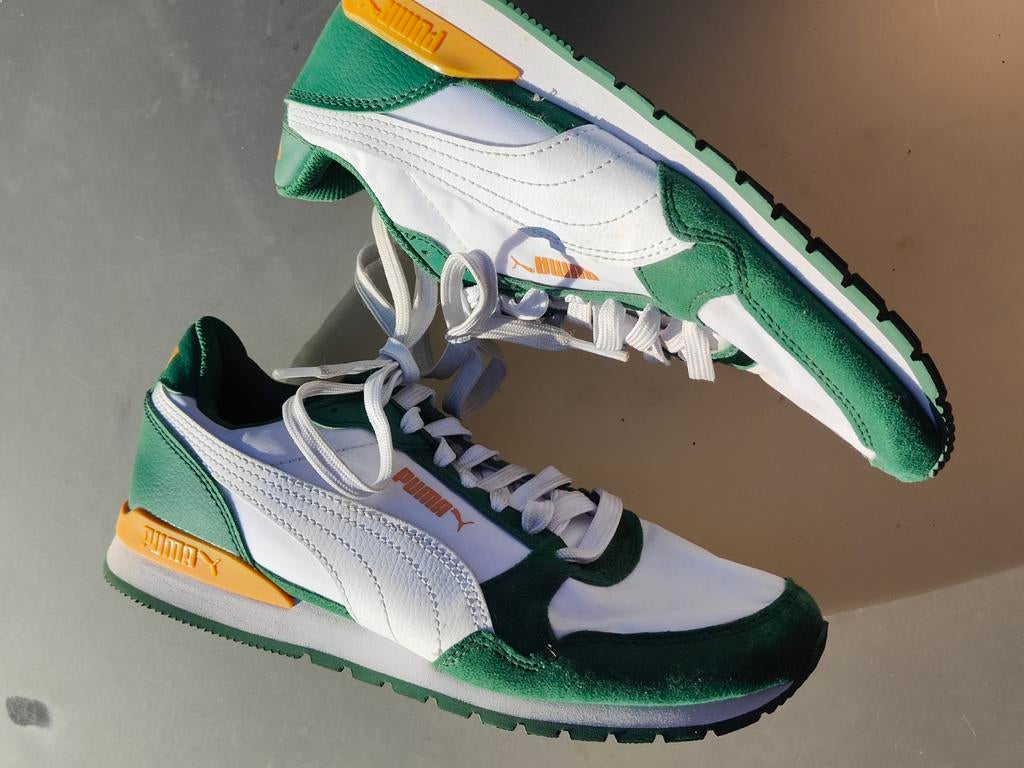 Puma sneakers groen wit maat 38 - nieuw, Kleding | Dames, Schoenen, Ophalen of Verzenden, Nieuw, Groen, Sneakers of Gympen