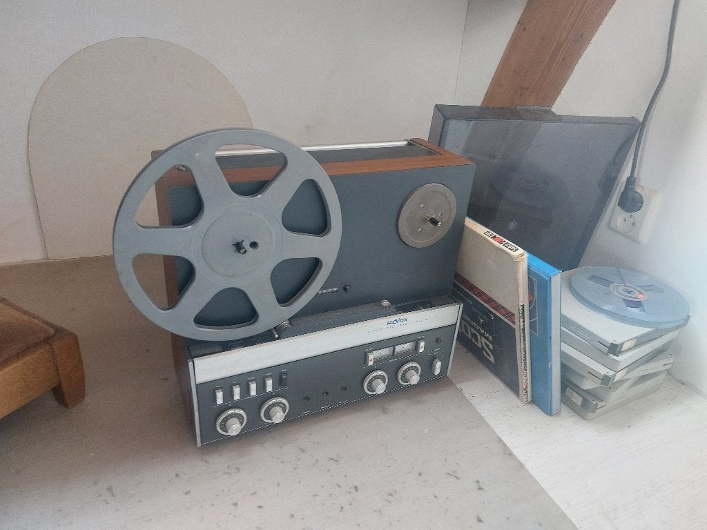 Revox A77 bandrecorder, Ophalen, Bandrecorder, Met stofkap