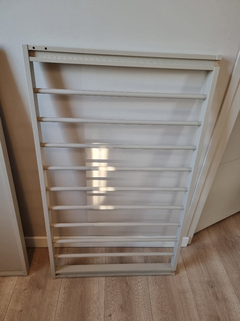 Komplement broekhanger grijs bruin zgan, Ophalen, 50 tot 100 cm, Zo goed als nieuw, Minder dan 100 cm