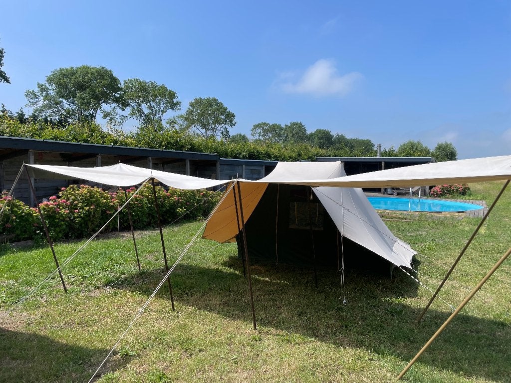 De Waard Kemphaan incl. extra's, Caravans en Kamperen, Tenten, Ophalen, Gebruikt, Tot en met 3