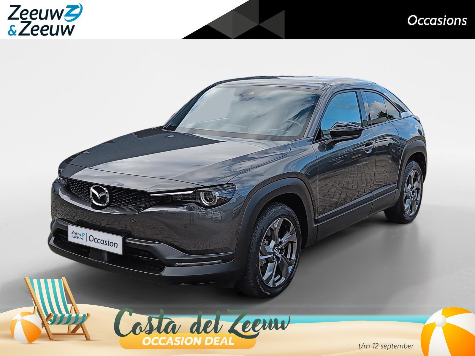 Mazda MX-30 e-SkyActiv 145 First Edition 36 kWh | Apple Carp, Auto's, Mazda, Stof, Gebruikt, Origineel Nederlands, MX-30
