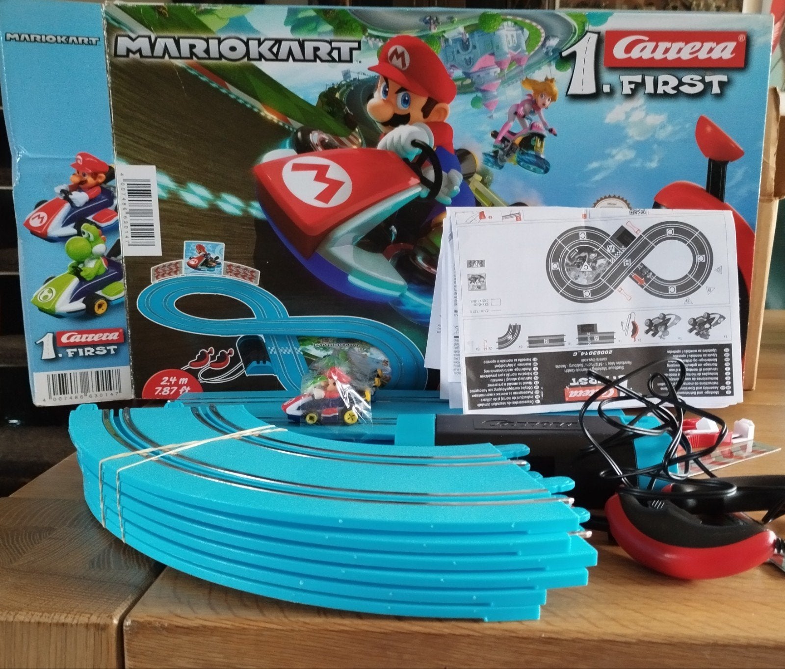 Carrera first Mario kart racebaan, Ophalen of Verzenden, Zo goed als nieuw, Elektrisch, Carrera