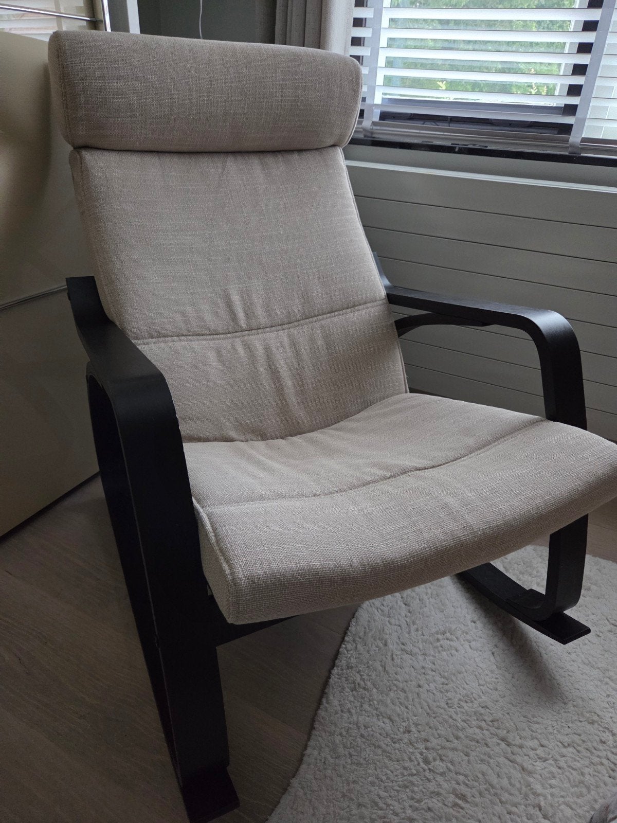 Schommelstoel Poäng Ikea, Ophalen, Zo goed als nieuw, 75 tot 100 cm, 50 tot 75 cm