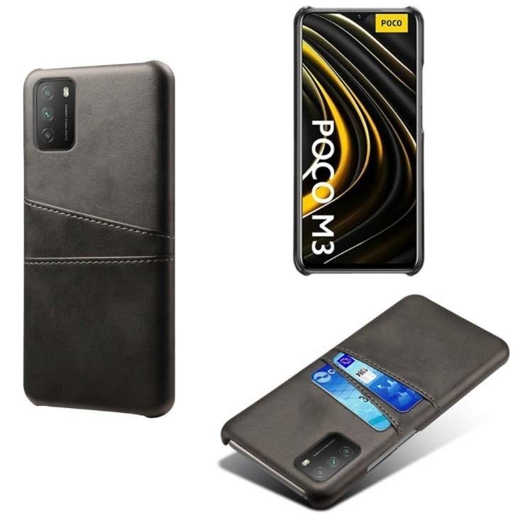 Backcover + Screenprotector voor Xiaomi Poco M3 _ Zwart, Verzenden, Nieuw, Hoesje of Tasje