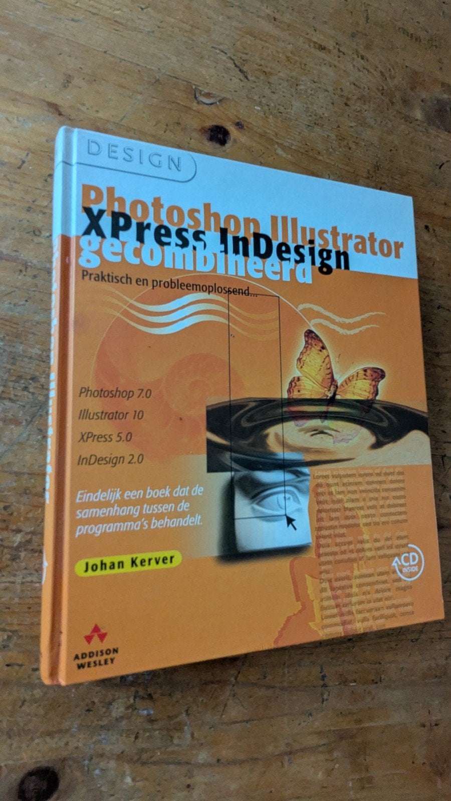 Photoshop Illustrator XPress InDesign gecombineerd boek, Ophalen, Zo goed als nieuw, Fotografie algemeen, Johan Kerver