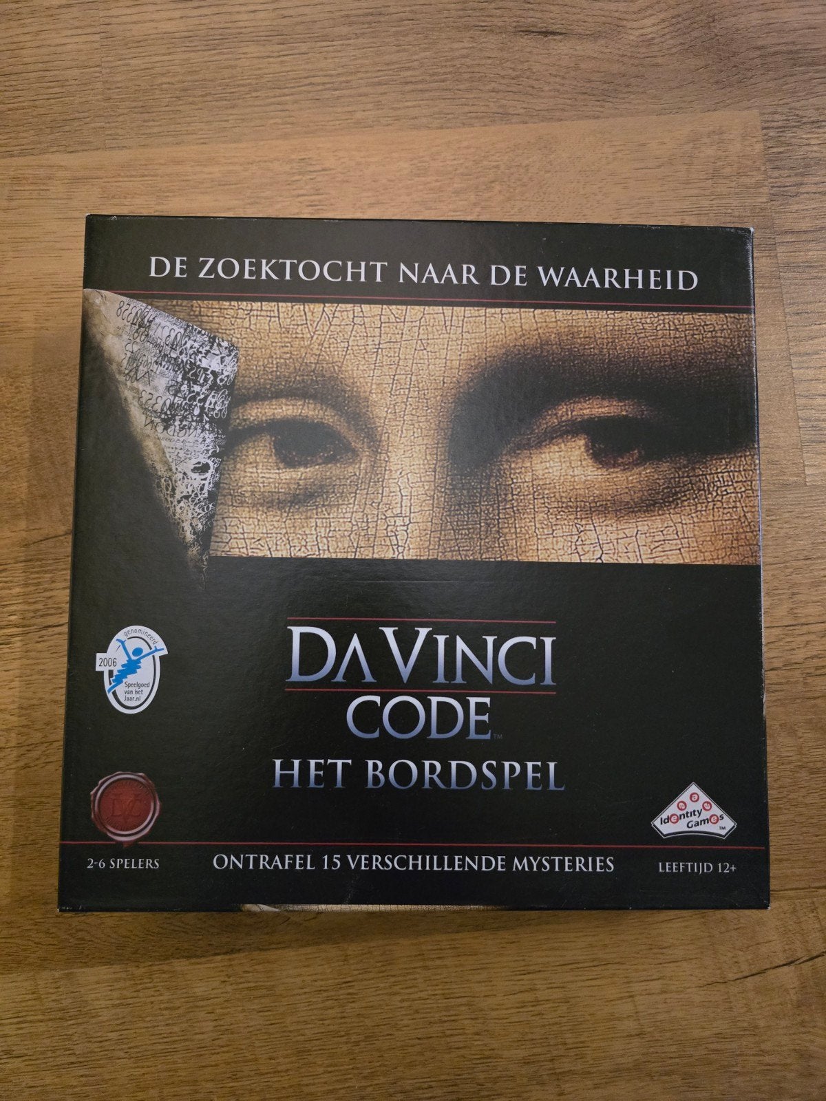 Da Vinci Code Het Bordspel - Zoektocht naar de Waarheid, Drie of vier spelers, Ophalen, Gebruikt, Identity Games