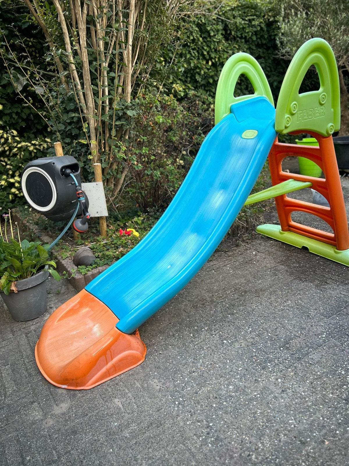 Feber Glijbaan voor kinderen - Gebruikt, Kinderen en Baby's, Speelgoed | Buiten | Speeltoestellen, Ophalen, Gebruikt, Glijbaan