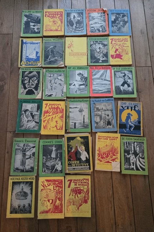 Een uitgebreide collectie van vintage meisjes jeugdboeken, Ophalen, Gelezen, Nederland