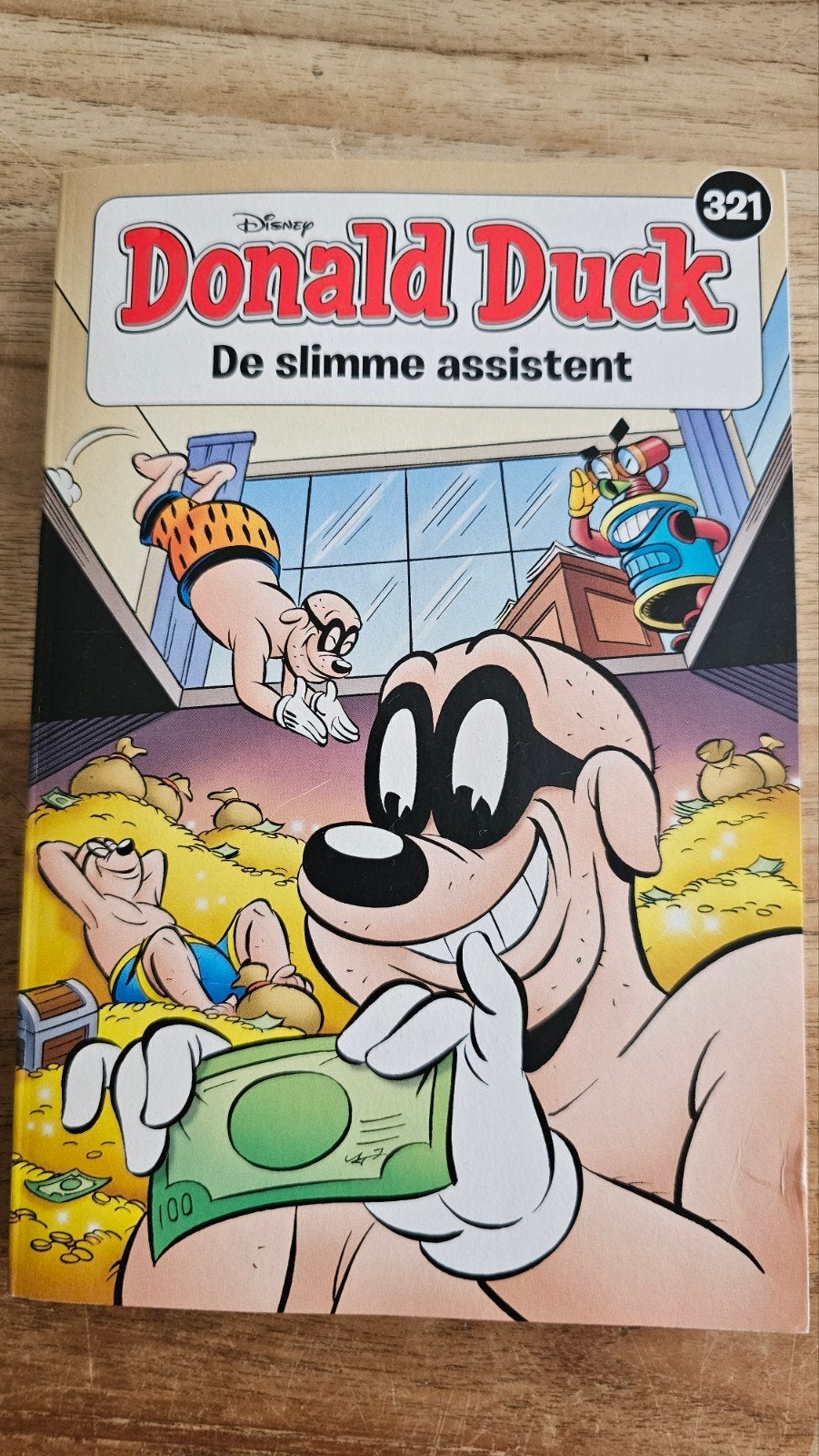 Donald Duck 321 - De slimme assistent, Eén stripboek, Ophalen of Verzenden, Zo goed als nieuw