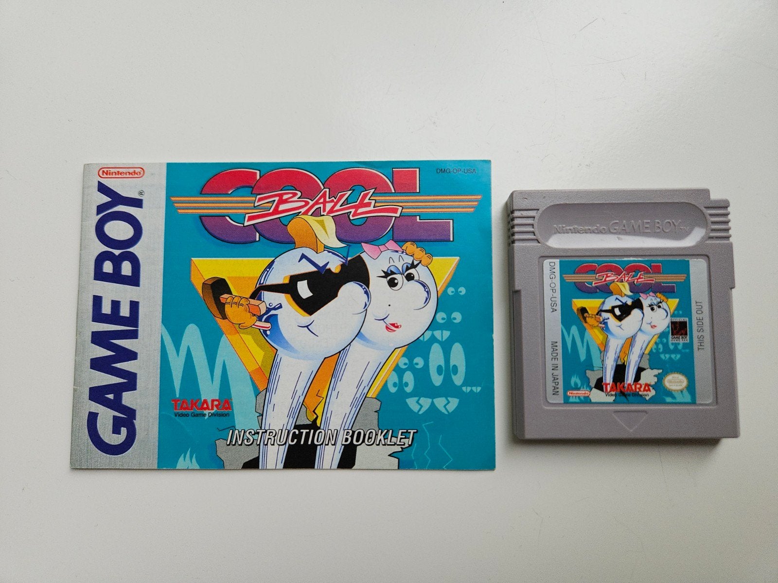 Cool Ball Gameboy spel en boekje - Zeldzaam!, Spelcomputers en Games, Games | Nintendo Game Boy, Puzzel en Educatief, 1 speler