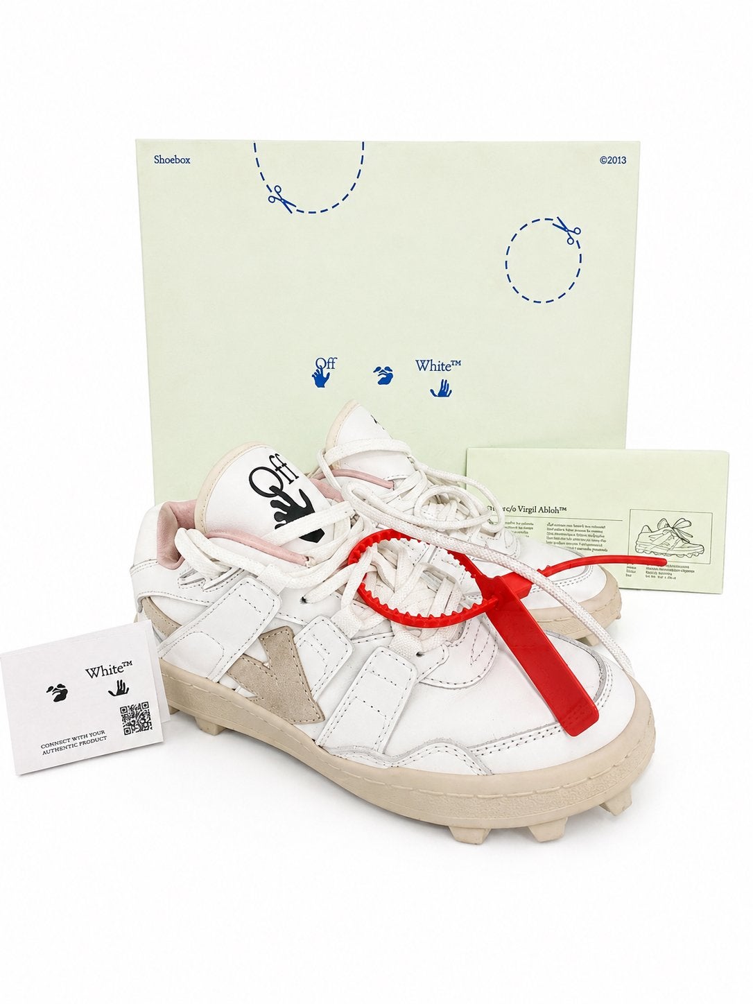 Off-White Kick Off sneakers maat 37 – compleet met doos, Verzenden, Wit, Sneakers of Gympen, Zo goed als nieuw