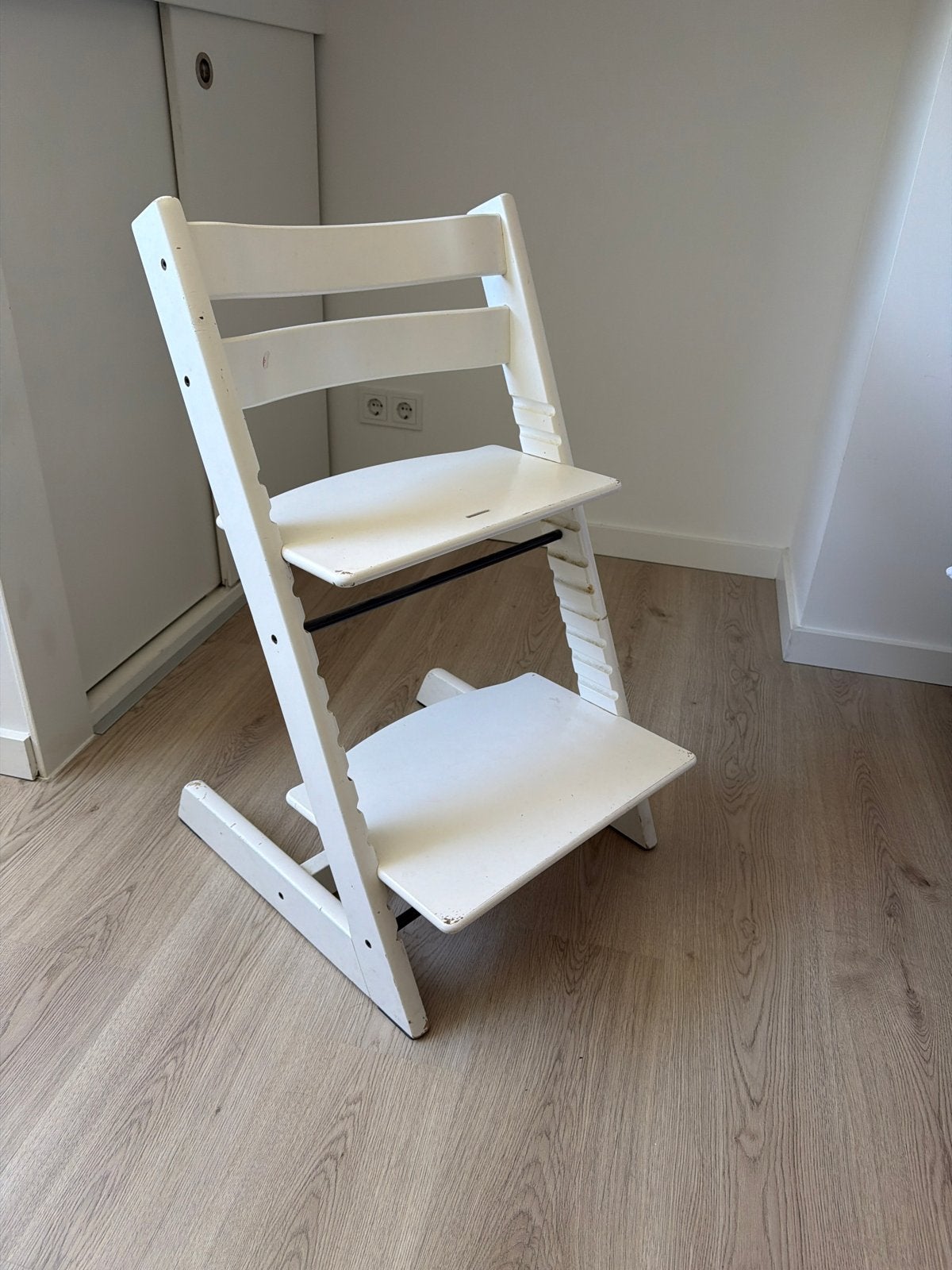 Witte Stokke Trip Trap meegroeistoel, Ophalen, Gebruikt, Meegroeistoel, Aanschuifbaar