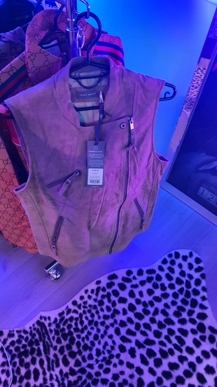 Mint Velvet Suède Gilet - Maat 40, Kleding | Dames, Maat 38/40 (M), Bruin, Nieuw, Ophalen of Verzenden