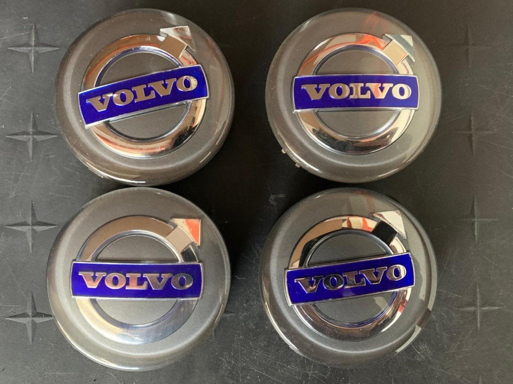 Originele Antraciet Volvo Naafdoppen, Auto diversen, Wieldoppen, Info@volvocars.com, Beesd, Ophalen of Verzenden, Zo goed als nieuw