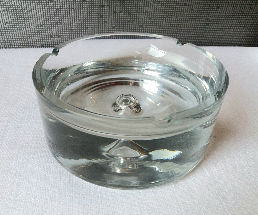 vintage kristal asbak krosno poland, Verzenden