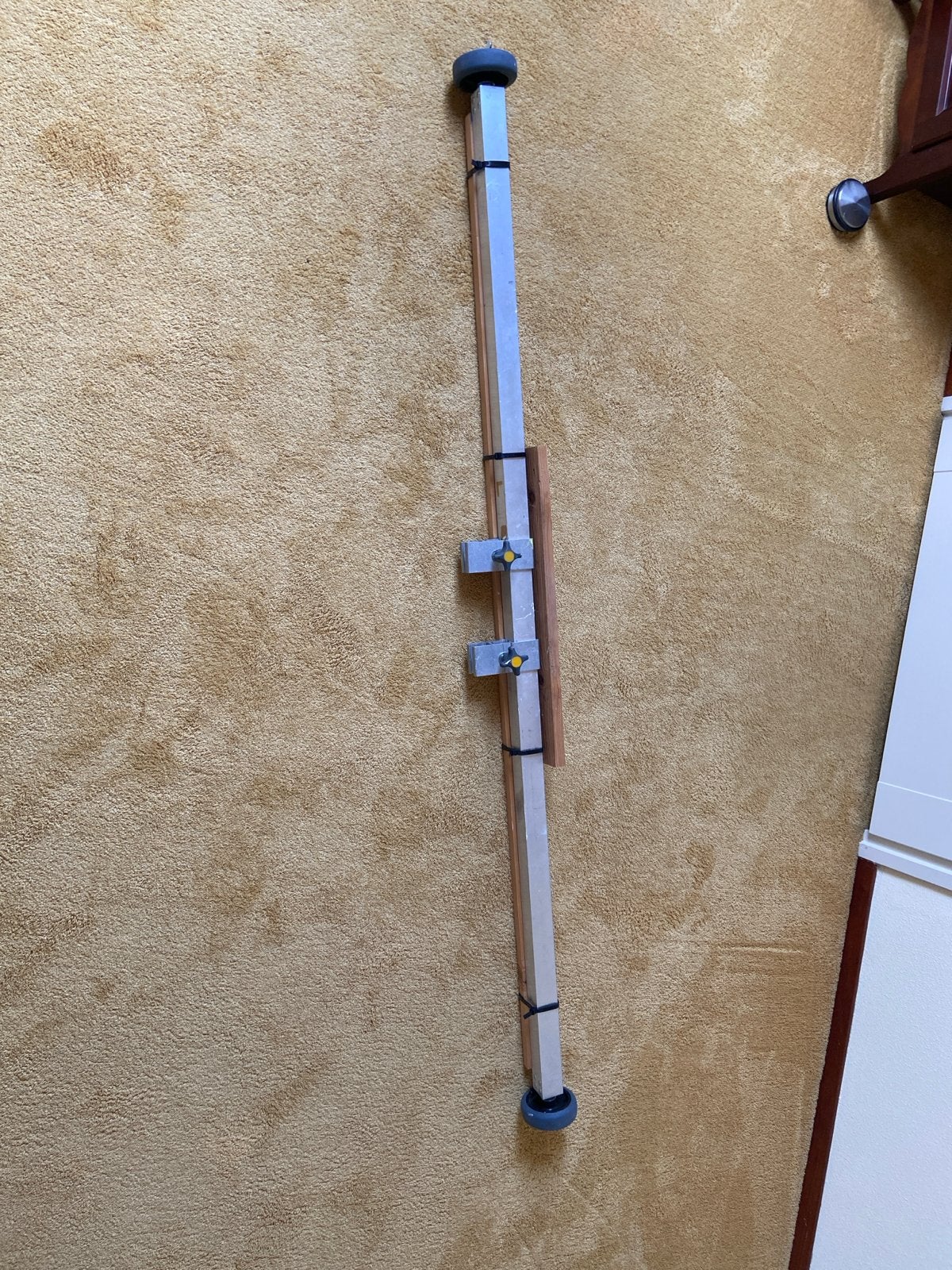 Ladderafhouder met gevelrollen, Ophalen, Gebruikt