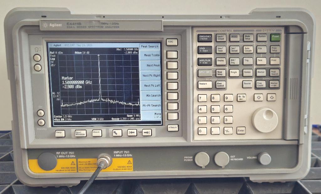 Agilent E4411B Spectrum Analyzer, Doe-het-zelf en Verbouw, Meetapparatuur, Gebruikt, Ophalen of Verzenden