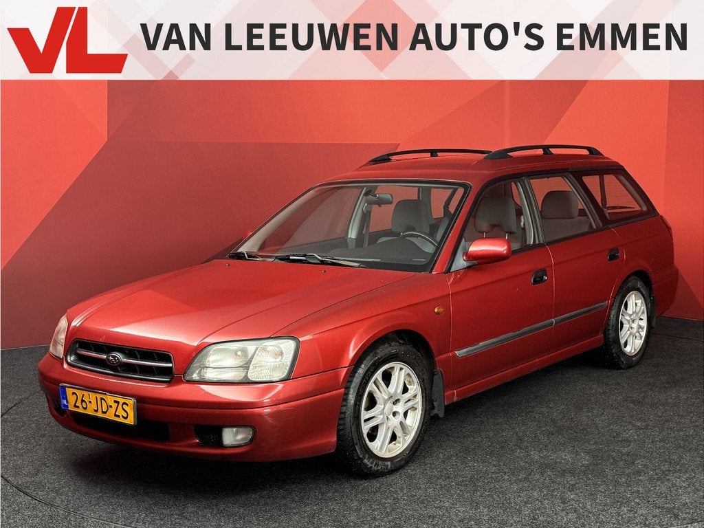 Subaru Legacy Touring Wagon 2.0 LX AWD, Auto's, Subaru, 1994 cc, Stof, Gebruikt, Zwart