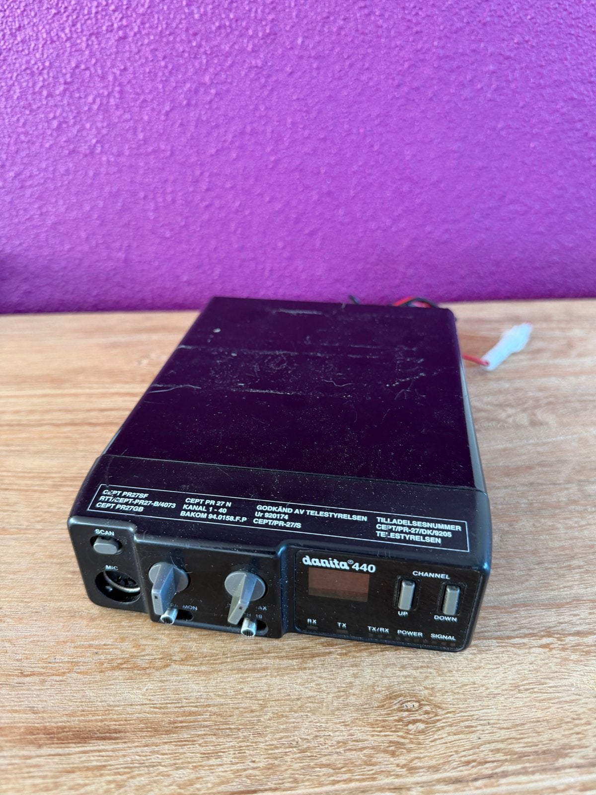 Danita 440 CB Radio 27MC 4 Watt - Compacte Zender/Ontvanger, Ophalen of Verzenden, Gebruikt, Zender en Ontvanger
