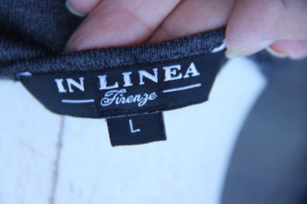 Wikkeljurk grijs In Linea mt L Vaste prijs, Ophalen of Verzenden, Zo goed als nieuw, Grijs, Onder de knie