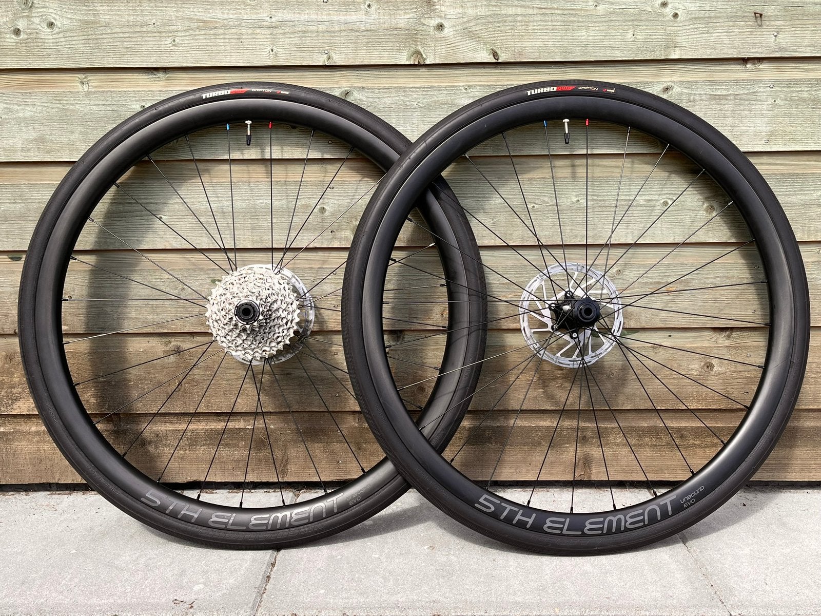 5th Element carbon race / gravel wielset 30mm hoog en breed, Ophalen of Verzenden, Zo goed als nieuw, Gravelbike, Carbon