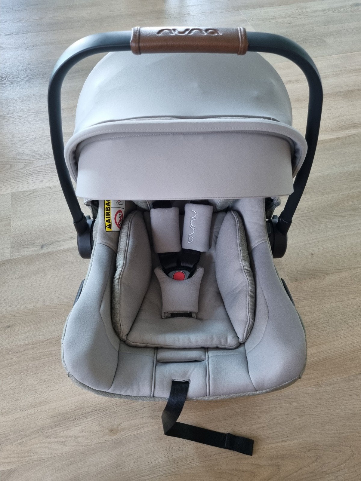 Nuna Pipa Next autostoel Hazelwood met Isofix base, Zijbescherming, Zo goed als nieuw, Isofix, 0 t/m 13 kg